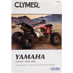 Clymer Repair Manual Yamaha YFZ 450