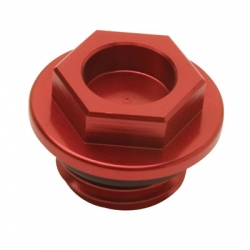 Tusk Oil Filler Plug Red Honda TRX 450R and 450ER