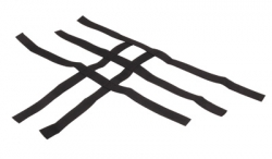Tusk Comp Series Nerf Bars Replacement Webbing Black Yamaha Raptor 350