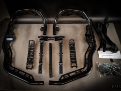 Houser Racing Pro Bounce XC Nerf Bars with Suspension Footpeg Honda TRX450R and 450ER