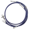 Streamline Front Steel Braided Brake Line Standard Length Blue Suzuki Z 400