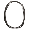 Streamline Front Steel Braided Brake Line Standard Length Black Honda CRF450R