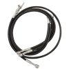 Streamline Front Steel Braided Brake Line Black Kawasaki KFX450R